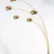 Italian 5-arm mid-century floor lamp
