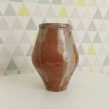 Glazed stoneware vase from the 70s