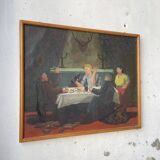 Peinture à l’huile A.Simard 1945