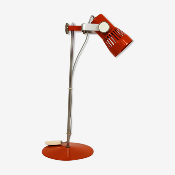 Lampe de table orange par Pavel Grus, années 1970