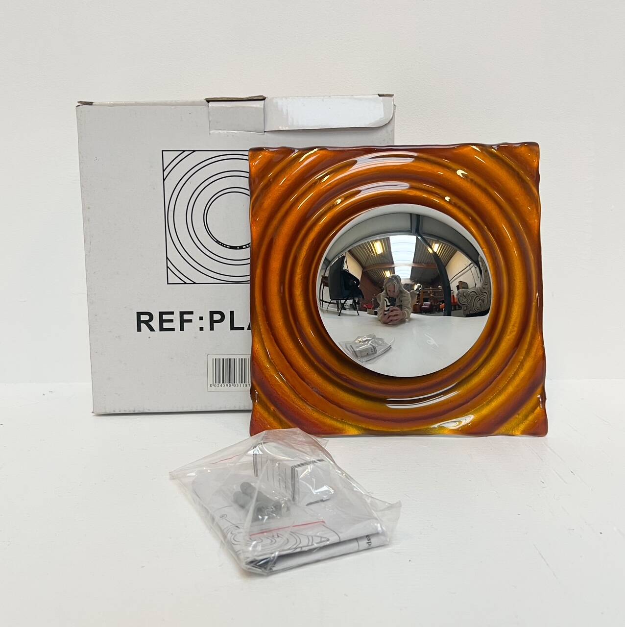 Ceramic wall lamp by Pan International 1980s