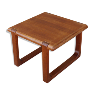 Table basse scandinave de style brutaliste par Niels Bach pour Randers Mobelfabrik, Danemark 1960s