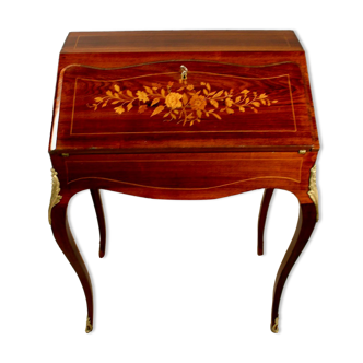 Inlaid Slope Desk Louis XV Style, Napoleon III era