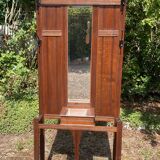 Art Deco oak cloakroom