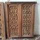 Paire de portes anciennes sculptées