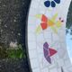Vintage Mozaik mirror. Children mirror, Childsroom mirror tiles.