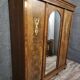 Large antique mahogany wardrobe with mirror – Empire style / 20th century