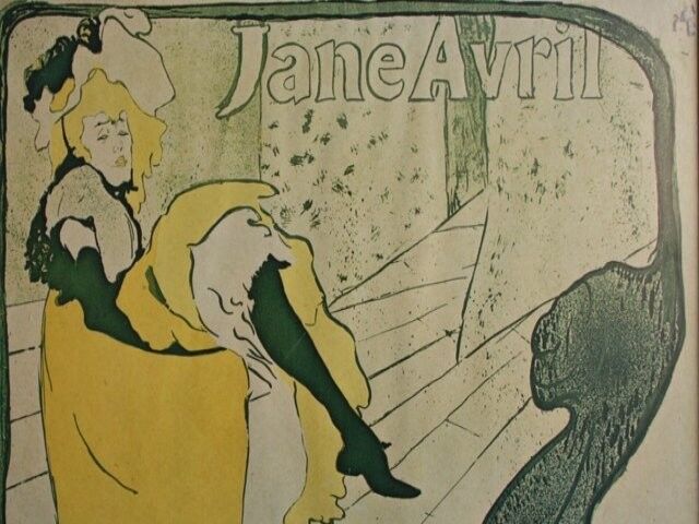 A reproduction of poster 1900 of Toulouse Lautrec poster