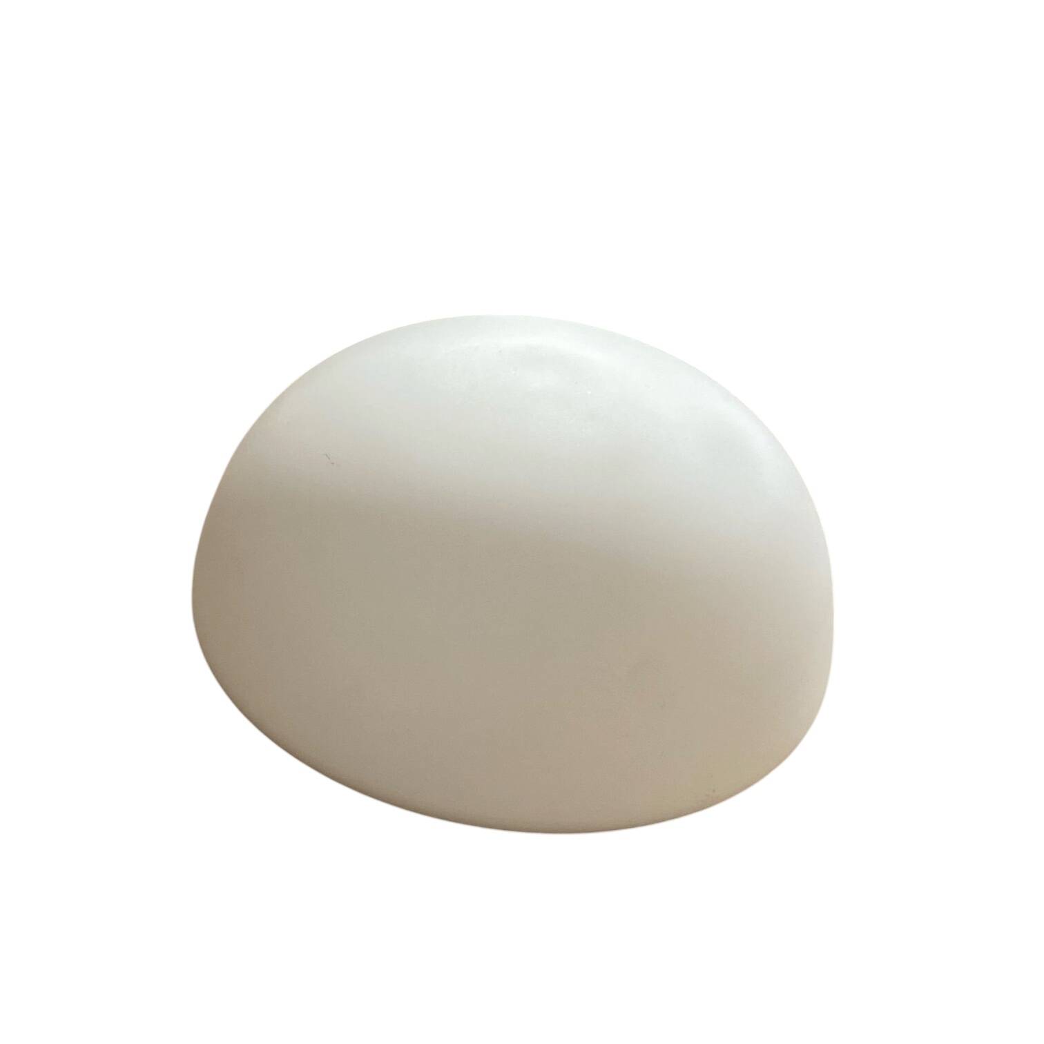 Vintage wall-mounted ceiling light, frosted white glass, half-moon shape, 20 cm.
