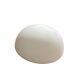 Vintage wall-mounted ceiling light, frosted white glass, half-moon shape, 20 cm.