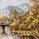 Bords de l'Ain par André Petit Jean (1817-1896)