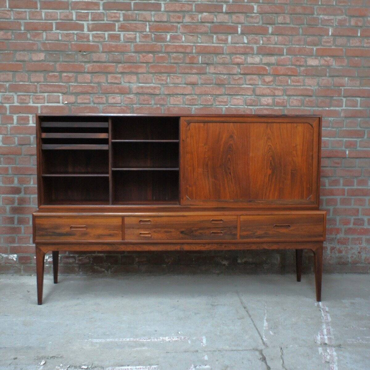 Scandinavian Credenza in Rio Rosewood, Kai Kristiansen