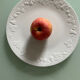 Limoges porcelain plate (Deshoulières Manufacture)