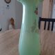 19th-century opaline blown vase