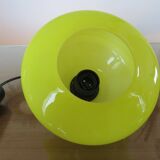 Hanging in yellow opaline 60 70 years