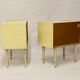 Pair of bedside tables from the middle of the century, 1950s