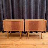 Pair of bedside tables, 70s