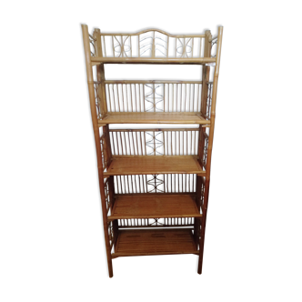 Vintage bamboo foldable shelf