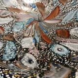 Black Murano Glass "Tutti Frutti" Ashtray / Vide-Poche attr. to Avem