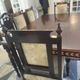 Dining table and 6 carved wooden chairs - Classic style - Chiniot, Pa