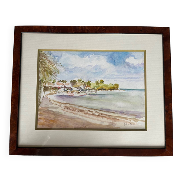 Tableau : aquarelle de J. Duléry Reyval