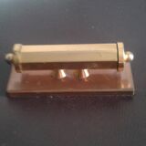 Ancient brass turnstile calendar