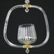 Charming Murano Glass Art Deco Pendant Chandelier by Ercole Barovier, 1940s