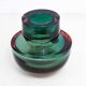 Vase Sommerso en verre de Murano vert 1970