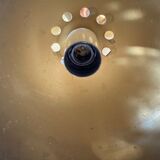 Set of three Vintage Golden Bell Scandi-Lamp Pendant Lamps 1960's Denmark