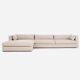 Corner sofa sztokholm beige, scandinavian design