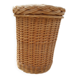 Panier à linge rotin