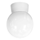 Vintage White Porcelain Ceiling Light, 1970s