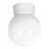 Vintage White Porcelain Ceiling Light, 1970s