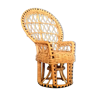 Emmanuelle armchair in miniature rattan
