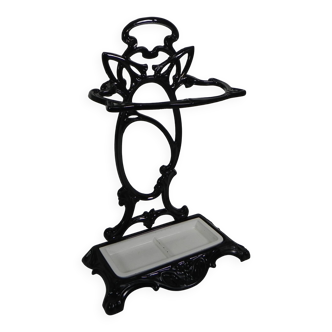 Art Nouveau Castirone cast iron umbrella stand