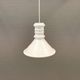 Older glass hanging lamp from Danish Holmegaard, model Apoteker lamp from the 1980s.