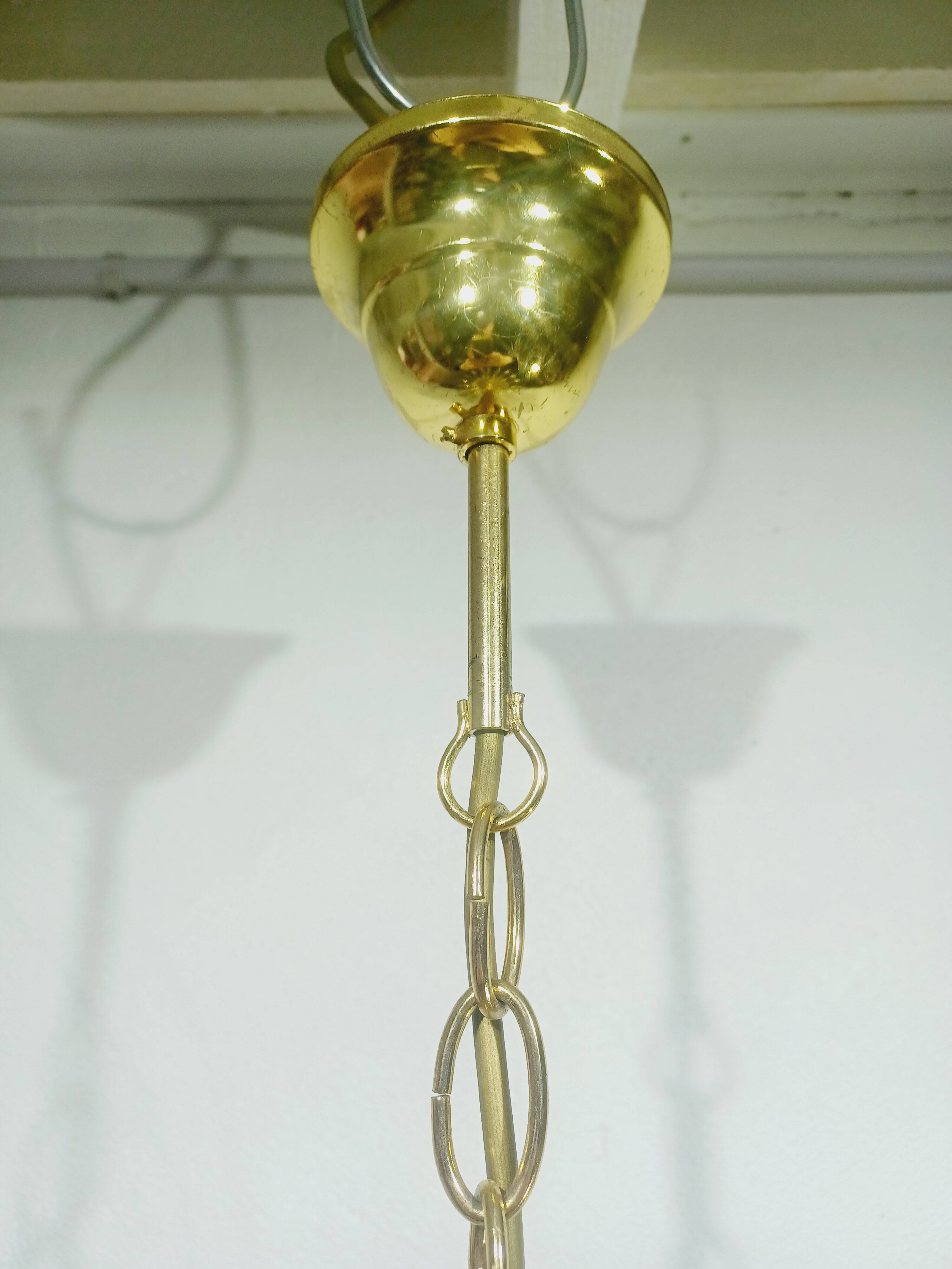 3 light crystal chandelier