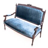 Antique sofa in eclectic style, from around 1870, France.