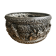 Cache-pot en métal martelé