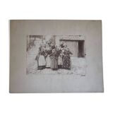 Marseille young girls Adolphe TERRIS 1820-1899 Albumen print circa 1865