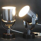1970s Stanislav Indra Pair Of Wall lamps by Combi Lux, Czechoslovakia