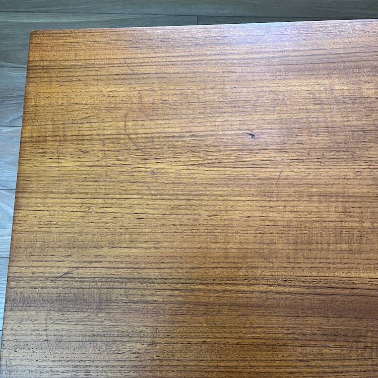 Large vintage square coffee table