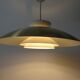 Suspension scandinave aluminium doré années 70