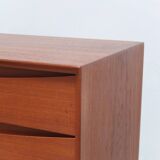 Freestanding chest of drawers in teak by Arne Vodder for Sibast, 1960s