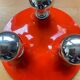 Space Age saucer wall lamp with 3 lights from the 70s