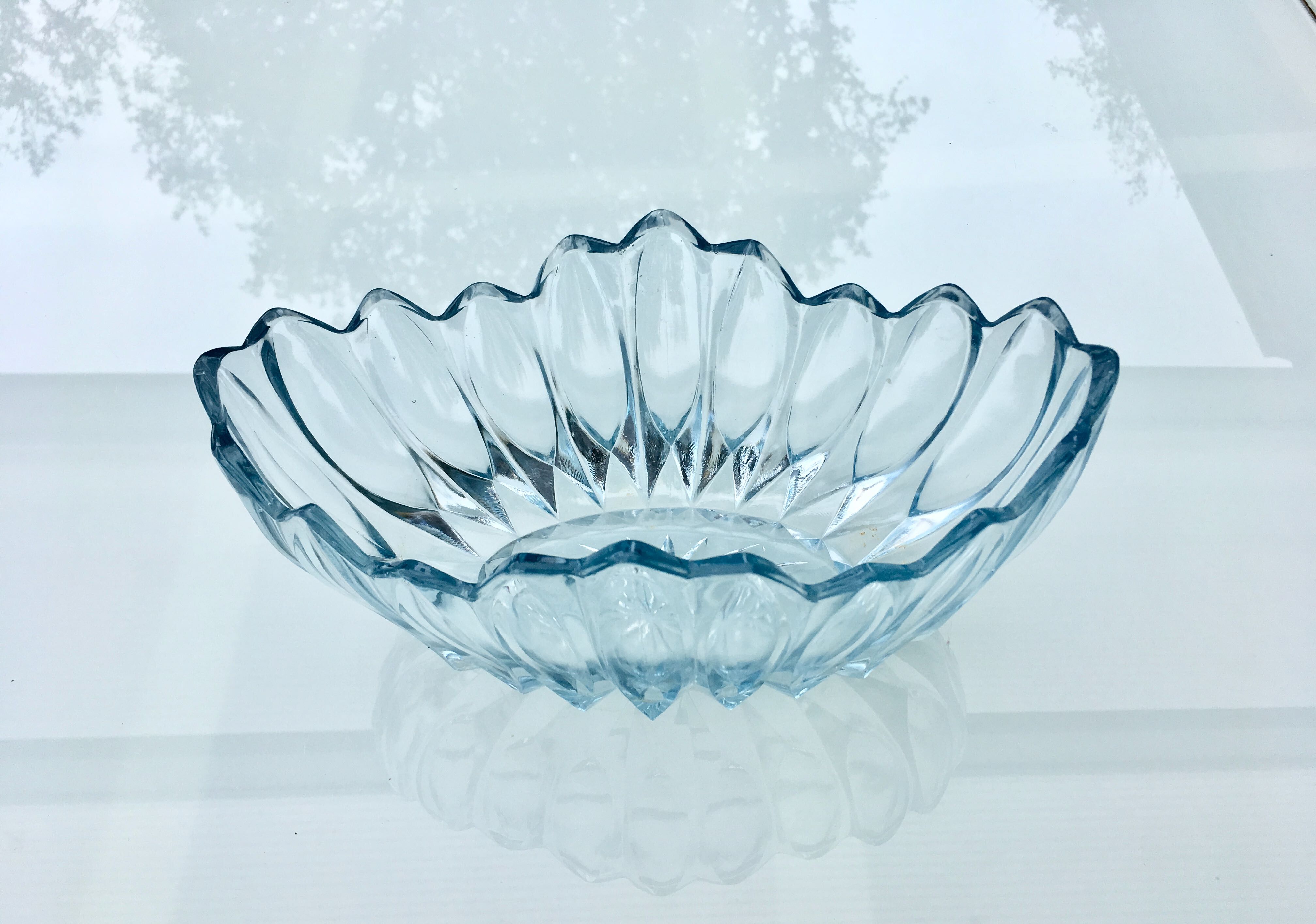 Cut-in cut glass 1960