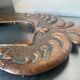 Art nouveau copper metal frame 31 cm x 19 cm