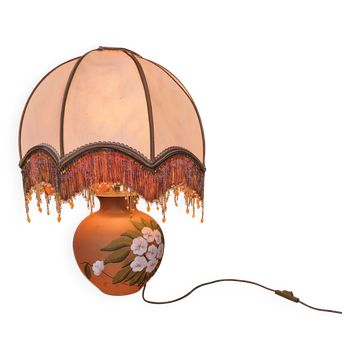 Bohemian glass table lamp