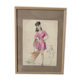 Fashion drawing G Mazoyer