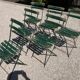 6 chaises pliantes de jardin